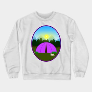 CAMPING IN FOREST Crewneck Sweatshirt